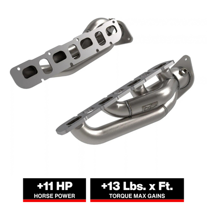 aFe 21-22 Jeep Wrangler 392 Twisted Steel Header 1-7/8" to 2-3/4" 304 SS Raw Finish (48-38031)