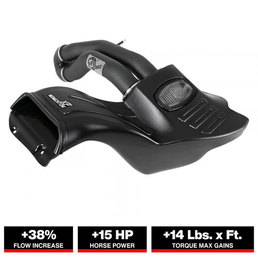 aFe Momentum XP Pro DRY S Cold Air Intake w/ Black Aluminum Tubes (50-30024D)