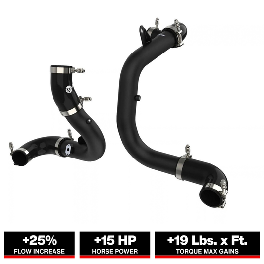 aFe BladeRunner Aluminum Hot & Cold Charge Pipe Kit | VW GTI MKVII 2015-2020 (46-20414-B)