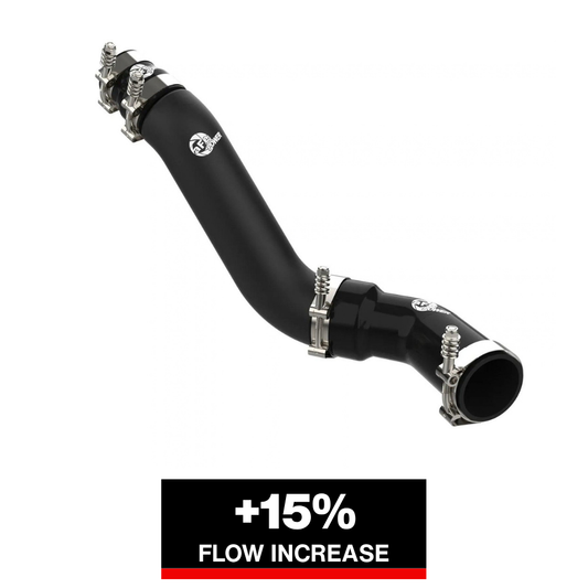 aFe 3in Aluminum Hot Charge Pipe | RAM 1500 V6 3.0L (16-19) (46-20498-B)
