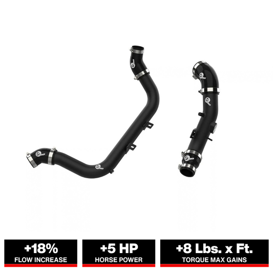 aFe BladeRunner Aluminum Hot & Cold Charge Pipe Kit | Hyundai Elantra GT 17-20 (46-20634-B)