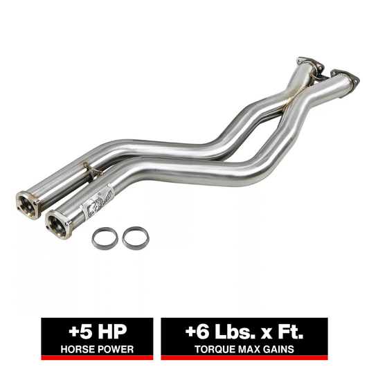 aFe Twisted Steel 2 ½" Race Pipe | BMW Z3 (95-03) / M3 E46 (00-06) (48-36324)