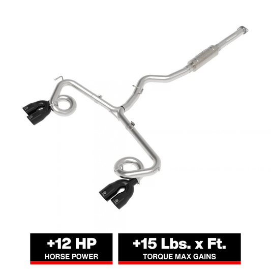 aFe Subaru WRX/STi 15-21 Stainless Cat-Back Exhaust w/ Black Tip | Subaru WRX / STI (15-21) (49-36810-B)