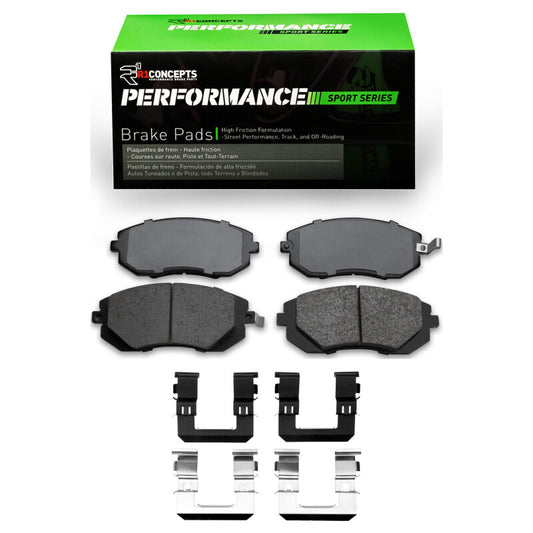 R1 Performance Sport Brake Pads & Hardware Kit | Subaru WRX (02-07) (${sku})