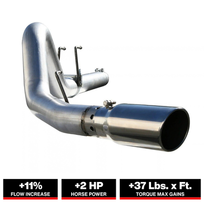 aFe MACHForce XP DPF-Back SS-409 Exhaust | Ford Diesel Trucks 08-10 (49-43006)