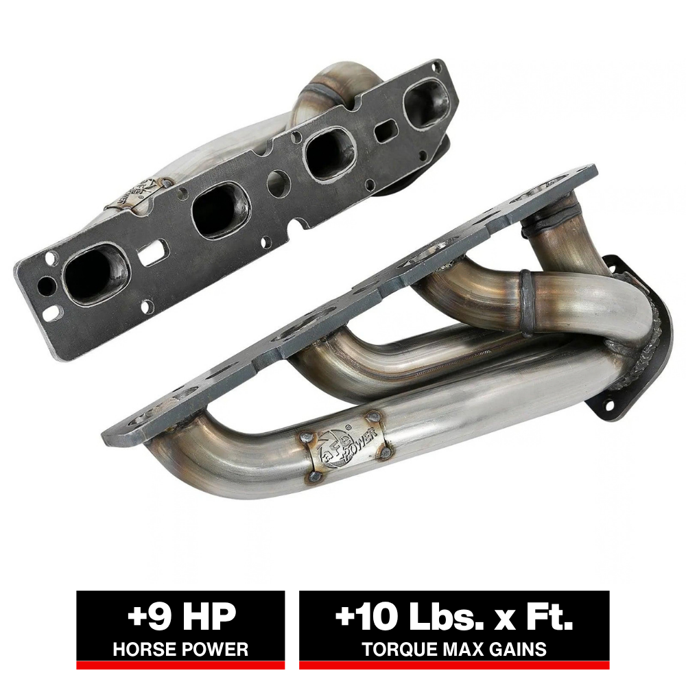 aFe Twisted Steel SS Shorty Header | Dodge Challenger/Charger V8 (04-26) (48-32021)