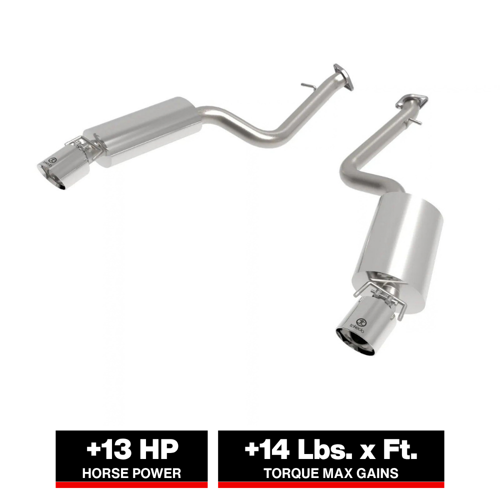 aFe Takeda Axle-Back Exhaust | Lexus IS 14-22 V6-3.5L (49-36060-P)