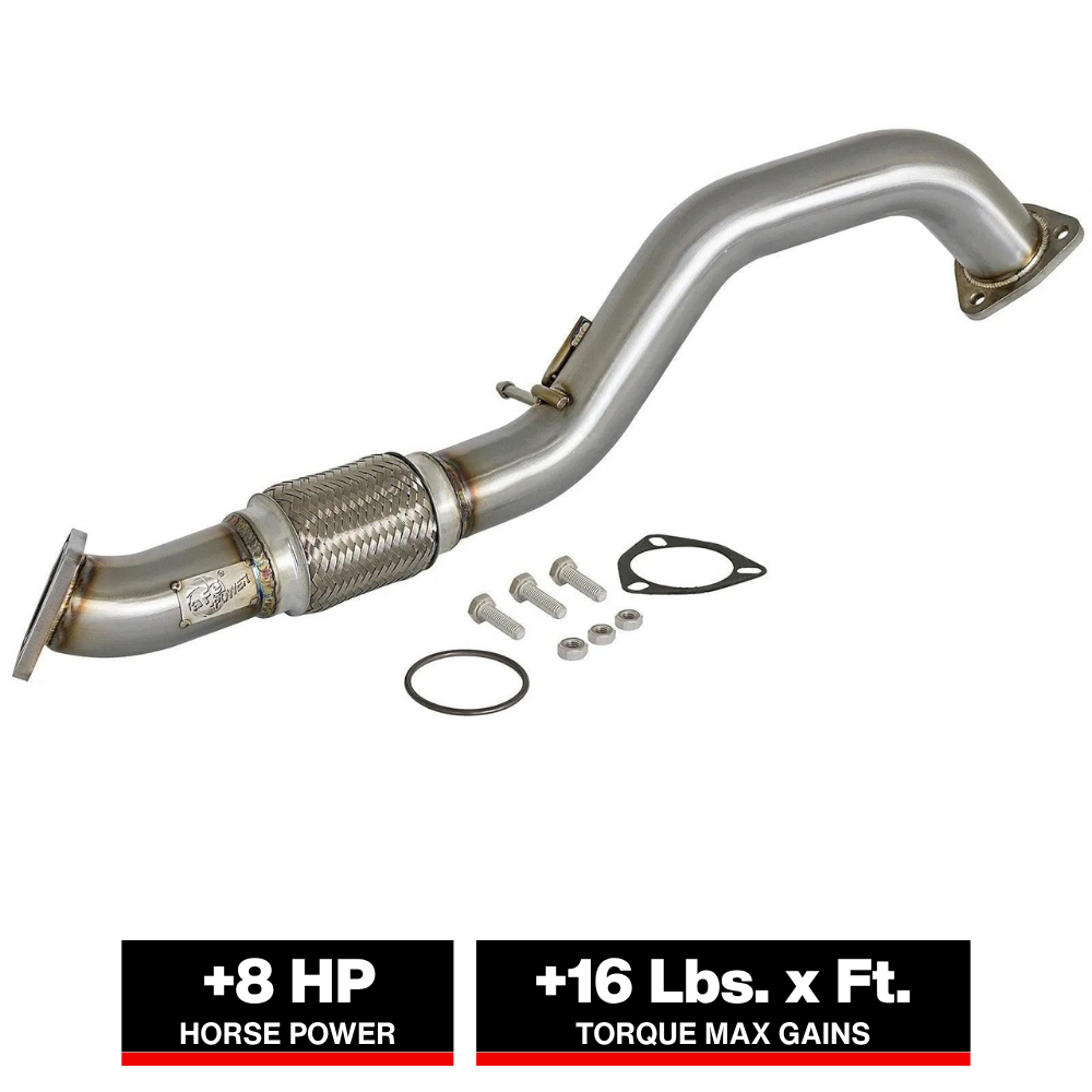 aFe Elite Twisted Steel 16-17 Honda Civic I4-1.5L 2.5in Down-Pipe | Honda Civic (48-36605)