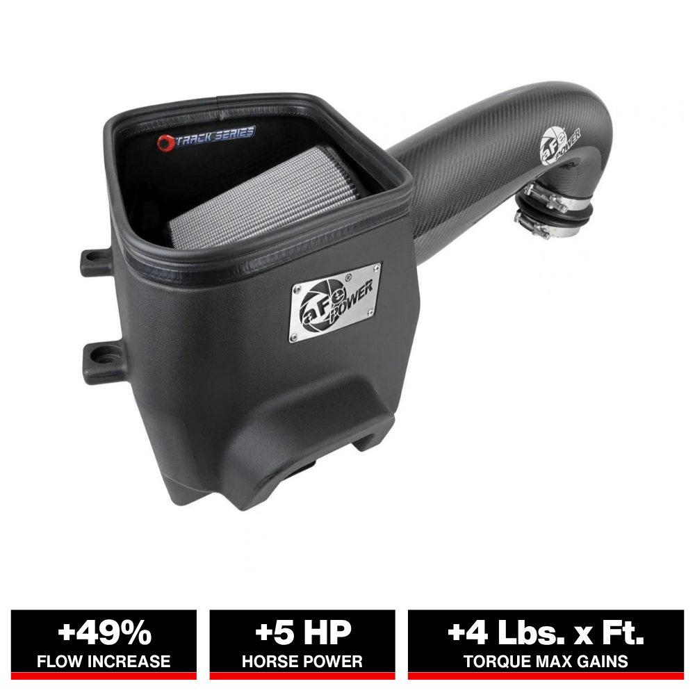 aFe 19-20 Dodge RAM 1500 5.7L Track Series Carbon Intake | 19-26 Dodge 1500/DT/TRX (57-10011D)