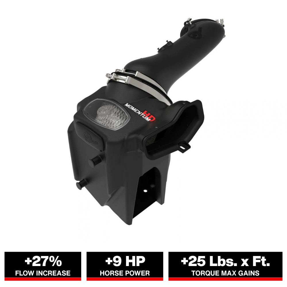 aFe 20-24 Ford V8-6.7L Momentum HD CAI w/Pro DRY S | 2017-2023 F-250/350 (50-70007D-1)