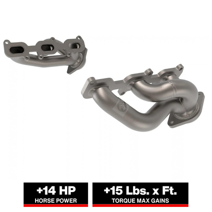 aFe Twisted Steel Shorty Header | Ford Mustang 05-23 V6 3.7L (48-43031-T)