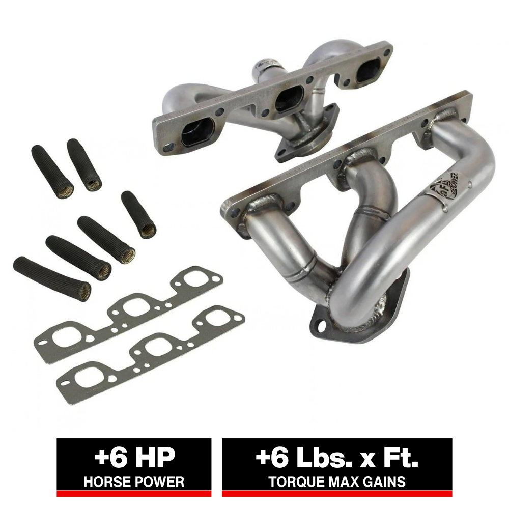 aFe Twisted Steel Header SS-409 | Jeep Wrangler JK (97-11) (48-46203)