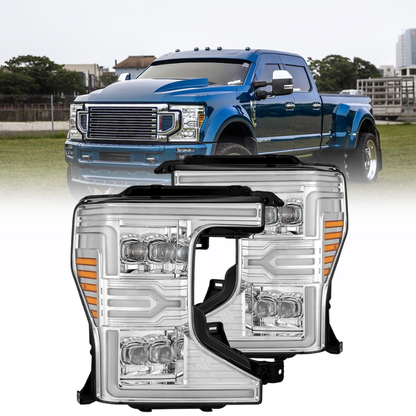 AlphaRex 20-22 Ford F-250/350/450/550 SD LED Proj Headlights | Ford F-Series (17-23) (880339)