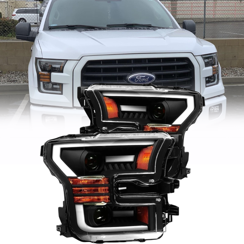 AlphaRex 15-17 F-150 LUXX Plank Headlights | Ford F-150 (880167)