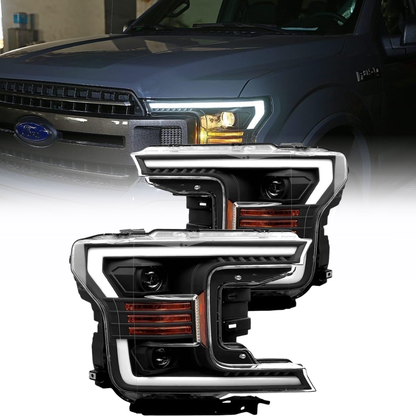 AlphaRex F-150 LUXX Style Projector Headlights | Ford 15-20 (880176)