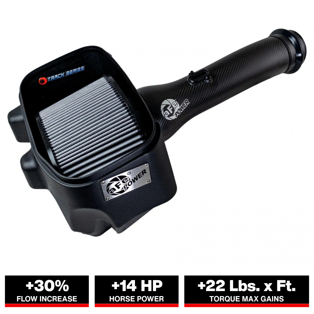 aFe 2025+ Dodge Ram 1500 RHO Track Series Carbon Fiber Cold Air Intake System w/ Pro Dry S