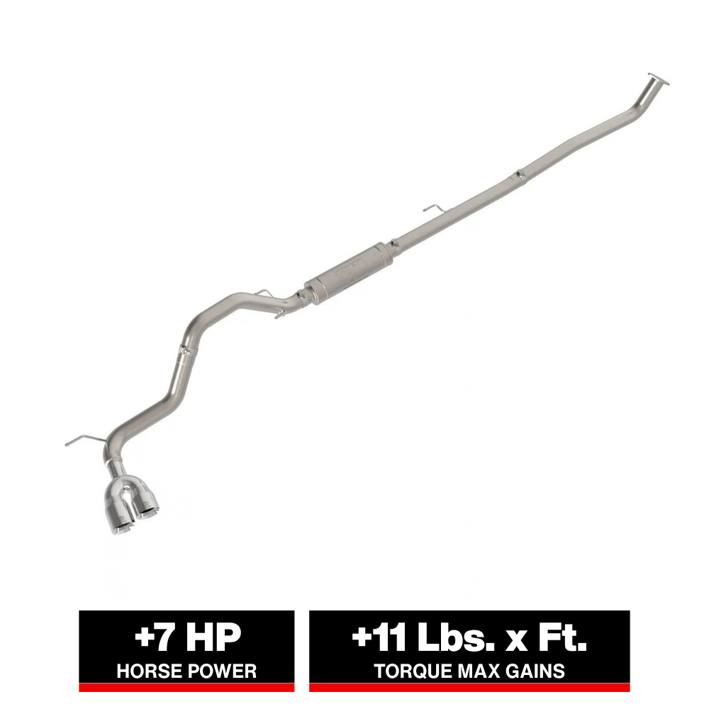 aFe 4936088-P Vulcan SS Exhaust 3in Rear Side Exit Toyota Hilux 15-26