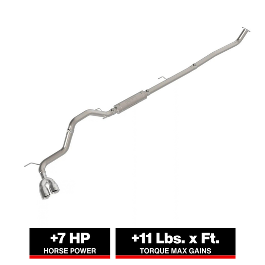 aFe 4936088-P Vulcan SS Exhaust 3in Rear Side Exit Toyota Hilux 15-26