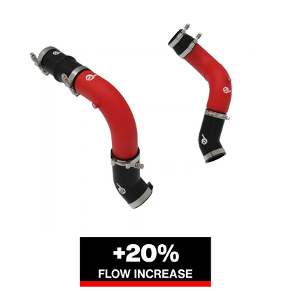 aFe 46-20814-R Hot & Cold Charge Pipe Kit Red For RAM 25-26 6.7L L6