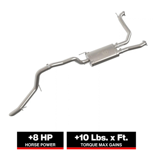 aFe 49-36142 Vulcan Series 3in Stnless Steel Cat-Back Exhaust For Nissan Armada 25-26 V6 3.5L