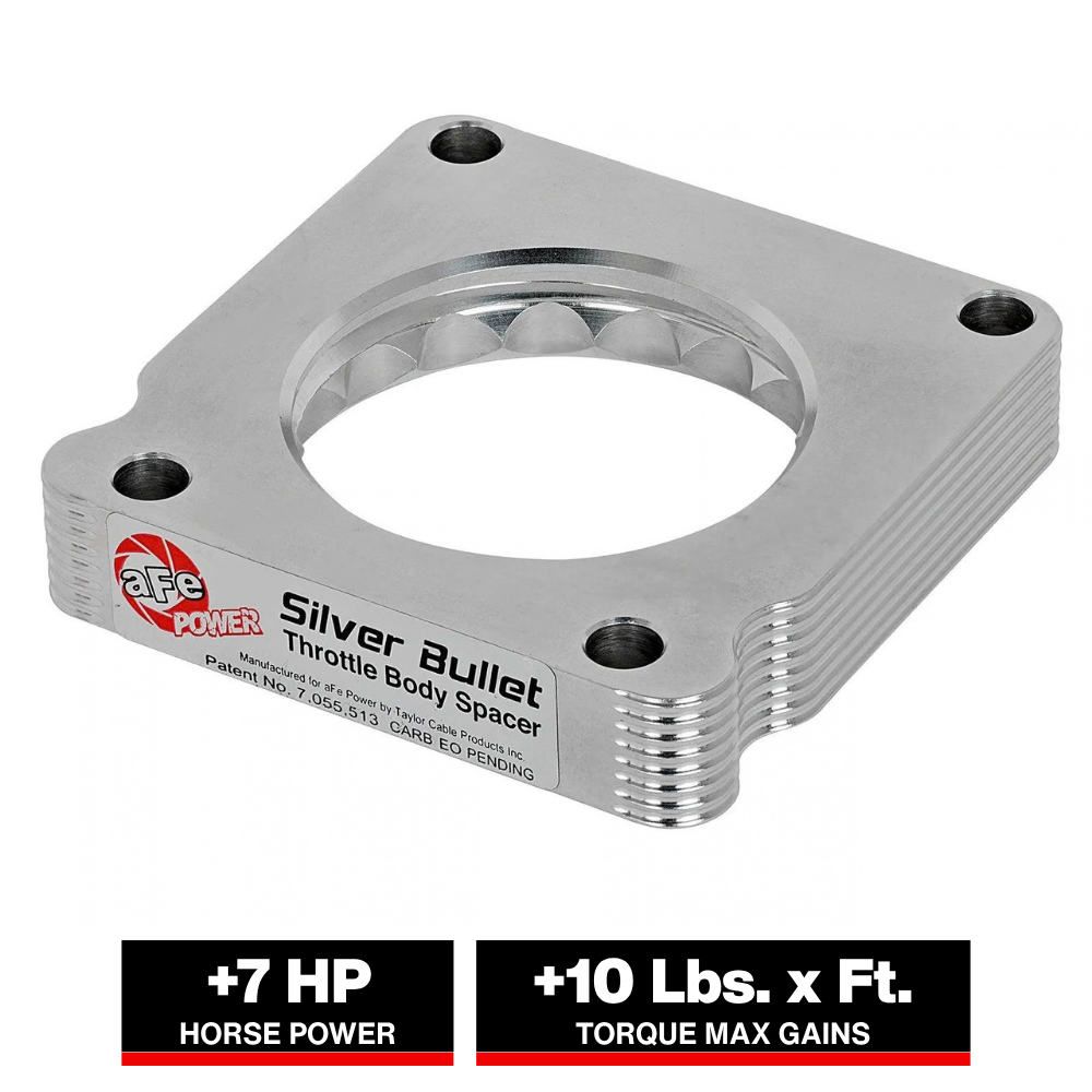 aFe 01-16 Nissan Patrol Y61 Silver Bullet Throttle Body Spacer | Y61 (46-36006)