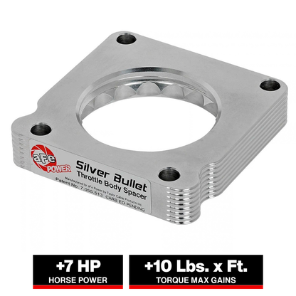 aFe 01-16 Nissan Patrol Y61 Silver Bullet Throttle Body Spacer | Y61 (46-36006)