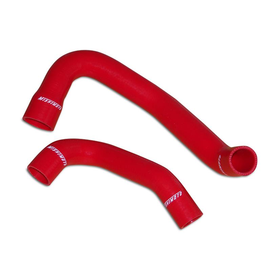Mishimoto 97-04 Jeep Wrangler 6cyl Red Silicone Hose Kit-WheelFlip