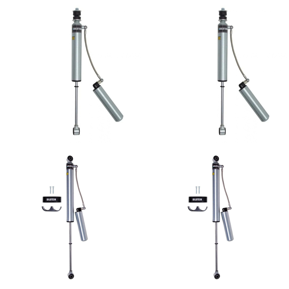 Bilstein B8 5160 w/ Remote Reservoir Shocks Set w/4-6" lift - 2001-2010 GMC Sierra 2500 HD 4WD RWD