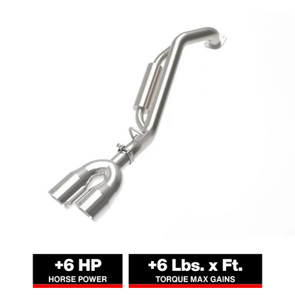 aFe Takeda 2-1/2in 304 Stainless Steel Axle-Back Exhaust w/ Polished Tip Hyundai Kona 24-26 L4-1.6L