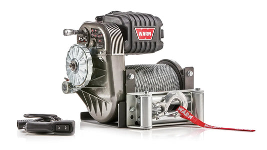 WARN 106170 Winch M8274 10000 Pound 125' 3/8 Steel Cable 6HP Motor