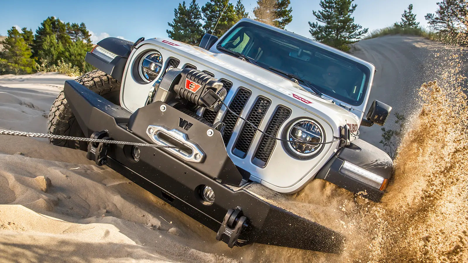 WARN 106175 Winch M8274-S 10000 Pound 150' 3/8 Synthetic 6HP Motor
