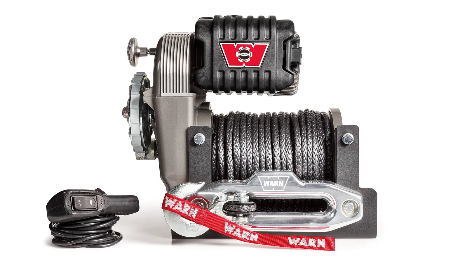 WARN 106175 Winch M8274-S 10000 Pound 150' 3/8 Synthetic 6HP Motor