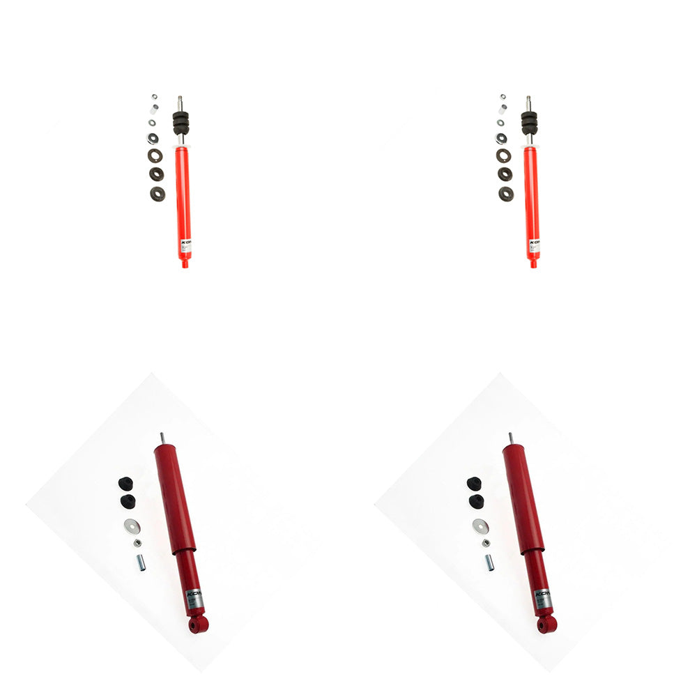 Koni Classic (Red) Shocks Set - 1969-1971 Porsche 911/912 (Shock Insert)
