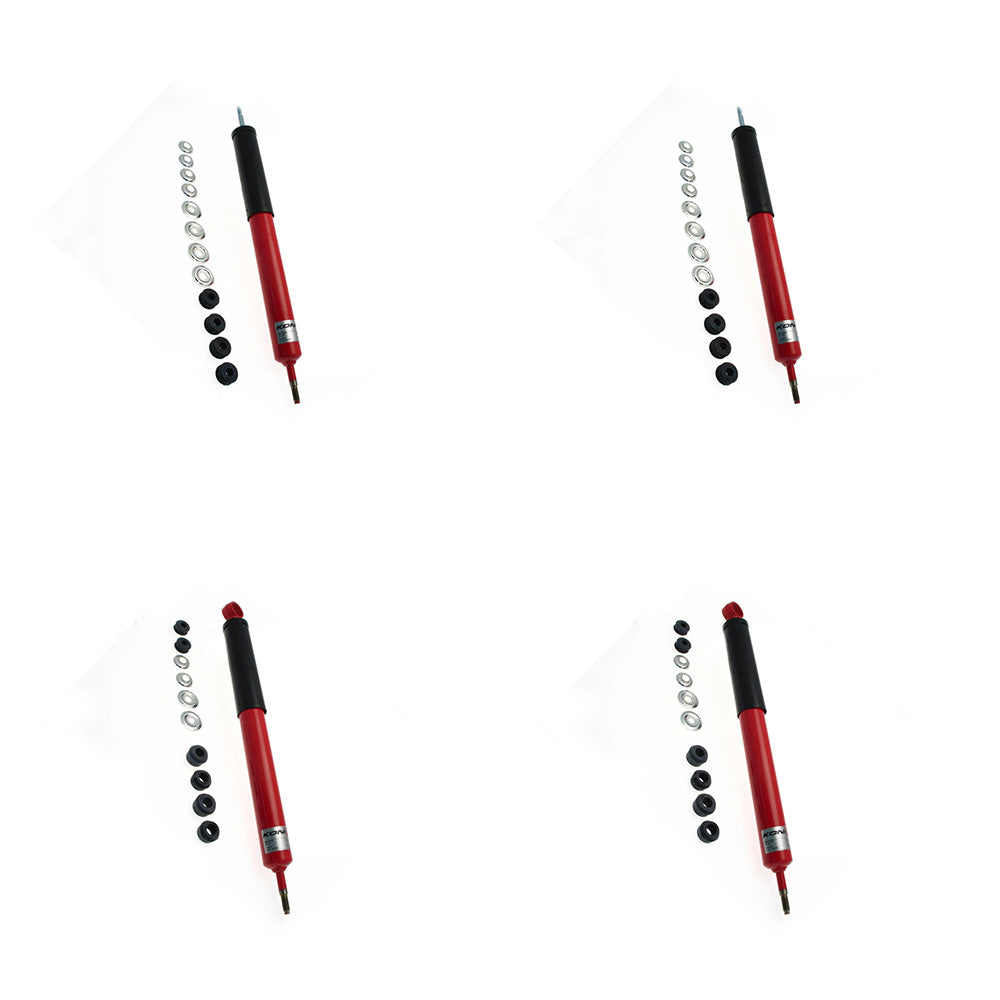 Koni Heavy Track (Red) Shocks Set - 1989-1994 Land Rover Discovery 1 Mono Tube w/ 50mm Lift
