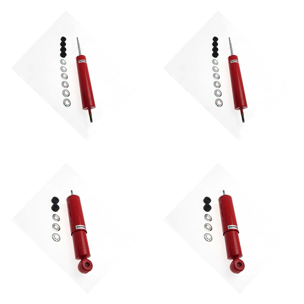 Koni Raid (Red) Shocks Set - 1996-1997 Toyota Land Cruiser J80/Lexus LX