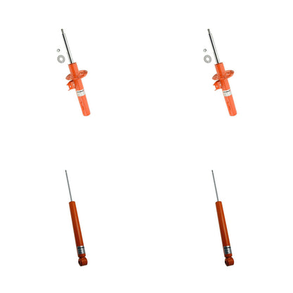 Koni STR.T (Orange) Shocks Set - 2005-2009 Volkswagen Rabbit / Golf V/Jetta V FWD incl. GTI