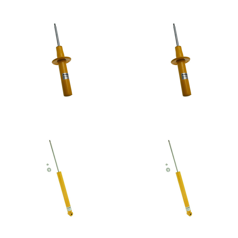 Koni Sport (Yellow) Shocks Set - 2009-2013 Audi A4 FWD & Quattro excl. Audi S-line suspension