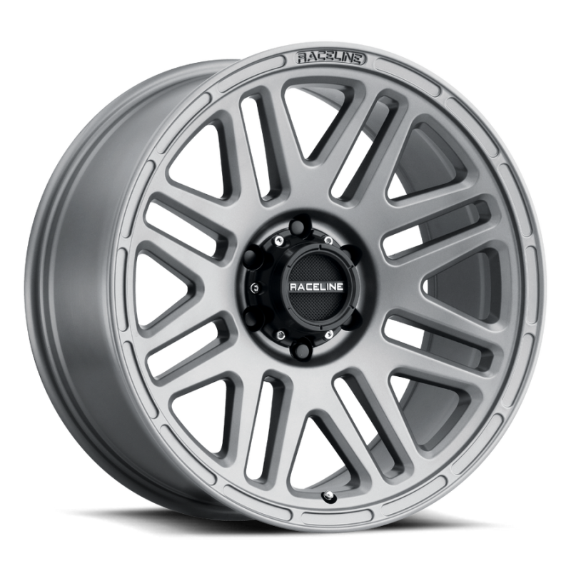 (set of 4) Raceline 944 Outlander Greystone | 16x8" +0mm | 5x114.3mm Wheel