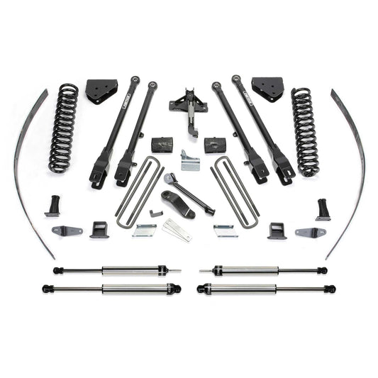 Fabtech 8in 4-Link Suspension System w/ Coils & DLSS Shocks | Ford F250 4WD (08-16) w/o Factory Overload (K2125DL)