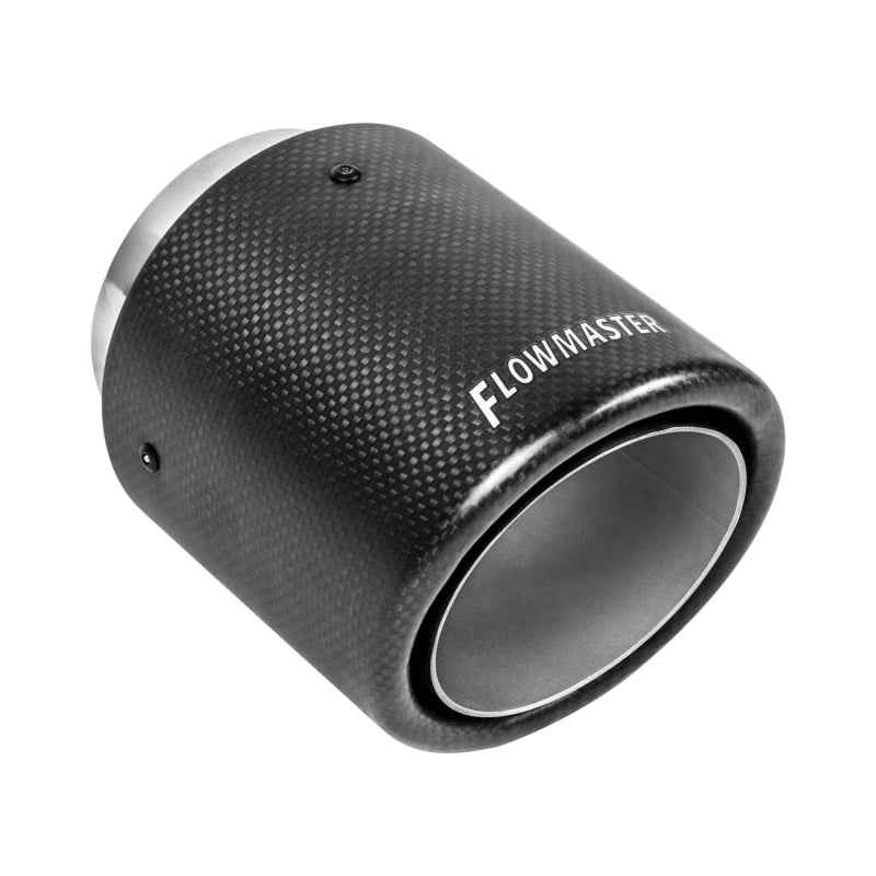 Flowmaster SS Tip 3in Carbon Fiber Weld For Universal (15401)