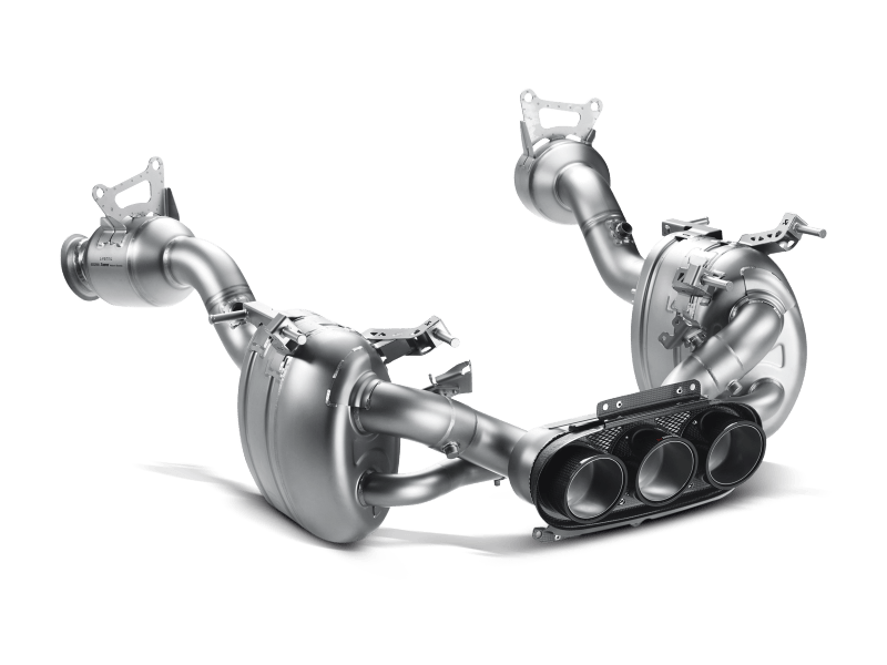 Akrapovic 10-15 Ferrari 458 Italia/458 Spyder Slip-On Line (Titanium) w/ Carbon Tips