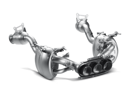 Akrapovic 10-15 Ferrari 458 Italia/458 Spyder Slip-On Line (Titanium) w/ Carbon Tips