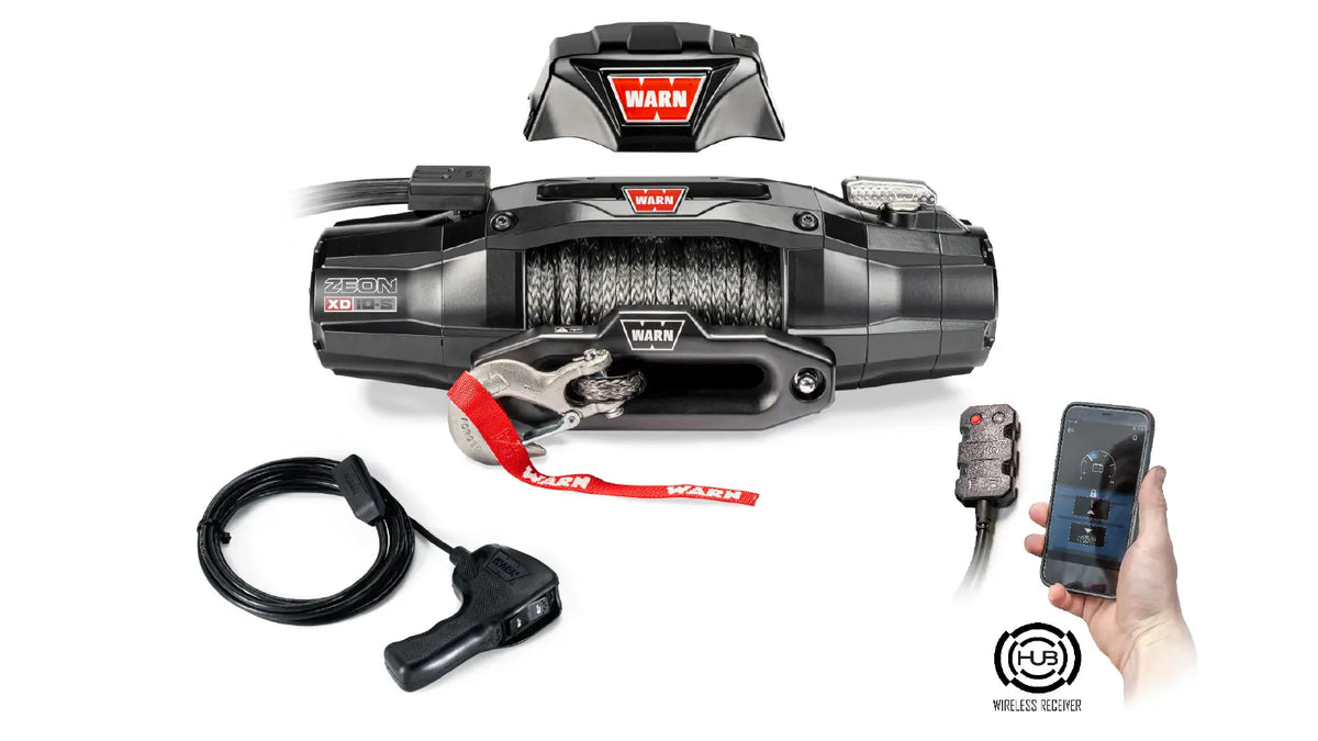 WARN 110010 ZEON XD 10-S 10000 lb Series Winch 100' 3/8 Spydura Synthetic Rope