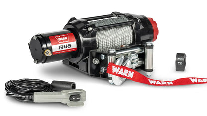 WARN 110045 R45 ATV UTV Quad Winch 2500 Lb 50' 1/4 Cable Roller Fairlead