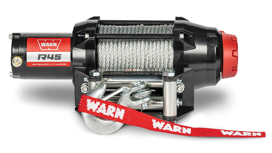WARN 110045 R45 ATV UTV Quad Winch 2500 Lb 50' 1/4 Cable Roller Fairlead