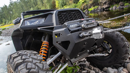 WARN 110230 AXON 35-S ATV UTV Quad Winch 3500 Lb 50' 7/32" Rope Hawse Plow Mode