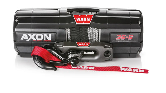 WARN 110230 AXON 35-S ATV UTV Quad Winch 3500 Lb 50' 7/32" Rope Hawse Plow Mode