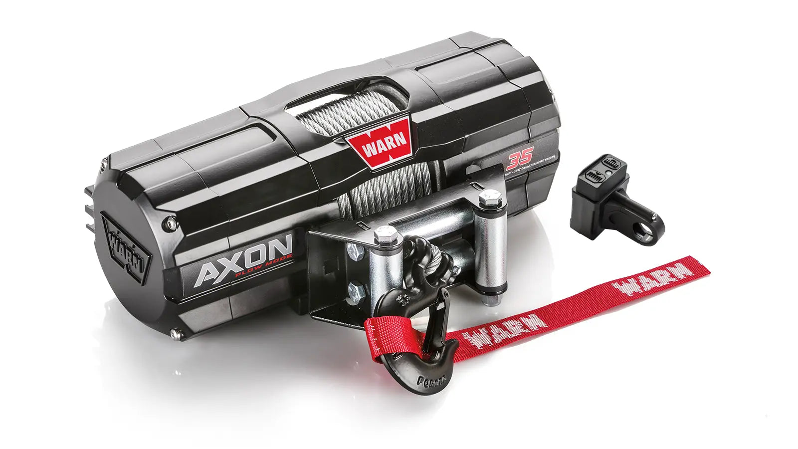 WARN 101135 AXON 35 ATV UTV Quad Winch 3500 Lb 50' 7/32 Cable Roller Fairlead