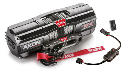 WARN 110250 AXON 55-S ATV UTV Quad Winch 5500 Lb 50' 1/4" Rope Hawse Plow Mode