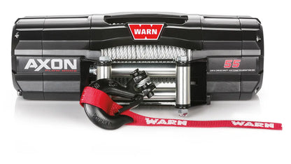 WARN 110255 AXON 55 ATV UTV Quad Winch 5500 Lb 50' 1/4" Cable Plow Mode Fairlead
